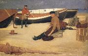 Joseph E.Southall Cleaning the Lines china oil painting reproduction